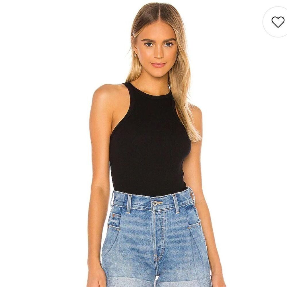 AGOLDE Rianne Bodysuit in Black
